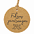 100 Tags Para Casamento Noivado Convite Kraft Redonda 6cm - Imagem 1