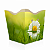 Cachepot de Papel Pote 6 PP 7x7x5,5cm Margarida com 10un - Imagem 1