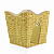 Cachepot de Papel Pote 6 PP 7x7x5,5cm Bambu Trançado c/ 10un - Imagem 1