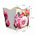 Cachepot de Papel Pote 6 PP 7x7x5,5cm BUQUÊ ROSA com 10un - Imagem 8