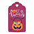 Tag Halloween Doces Ou Travessuras Dia Das Bruxas 4x7cm 100u - Imagem 1