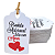 Tag Produto Artesanal Branco Feito Com Amor Com 100 Unidades - Imagem 1
