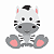 Kit 8 Apliques Safari Animals Kardos Sortidos 8 Un - Imagem 4
