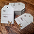 Etiquetas Decorativas Tag De Para Kardos  100 Unidades 5x8cm - Imagem 4
