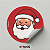 30 Etiquetas Adesivas Tema Natal em Cartela stickers de 4cm Redonda - Imagem 7