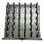 Escorredor de Copos de Parede Copeira 36 Copos Inox - Imagem 2