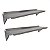 2 Prateleiras Aérea 100 x 30 cm Inox - Imagem 1