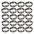 20 Aros Modelador Pão Hambúrguer 12 x 3 cm Inox - Imagem 1