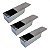 3 Formas Pão Forma c/ Tampa 30 x 10 x 10 cm Inox - Imagem 1