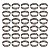 30 Aros Modelador Pão Hambúrguer 10 x 3 cm Inox 0,6 mm - Imagem 1