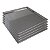 5 Assadeiras Pão Doce Lisas 35 x 35 x 2 cm Inox - Imagem 1