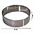 50 Aros Modelador Pão Hambúrguer 11 x 3 cm Inox 0,5 mm - Imagem 4