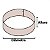 10 Aros Modelador Pão Hambúrguer 17 x 3 cm Alumínio 0,5 mm - Imagem 5