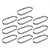 10 Aros Modelador Pão Hot Dog 20 x 9 x 3 cm Alumínio 0,7 mm - Imagem 1