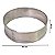 10 Aros Modelador Pão Hambúrguer 10 x 3 cm Alumínio 0,5 mm - Imagem 4