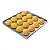 2 Bandejas para Forno Fast Oven Perfurada 35 x 35 x 1 cm Alumínio - Imagem 4