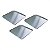3 Bandejas para Forno Fast Oven Perfurada 35 x 35 x 1 cm Alumínio - Imagem 1
