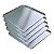 5 Bandejas para Forno Fast Oven Perfurada 35 x 35 x 1 cm Alumínio - Imagem 1