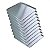 10 Bandejas para Forno Fast Oven Perfurada 35 x 35 x 1 cm Alumínio - Imagem 1