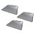 3 Bandejas para Forno Fast Oven 35 x 35 x 1 cm Alumínio - Imagem 1