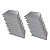 20 Bandejas para Forno Fast Oven 35 x 35 x 1 cm Alumínio - Imagem 1