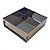Forma com Tampa Lateral Removível 30 x 30 x 10 cm Inox - Imagem 3