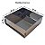 5 Formas com Tampa Lateral Removível 30 x 30 x 10 cm Inox - Imagem 6