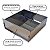 5 Formas com Tampa Lateral Removível 30 x 30 x 10 cm Inox - Imagem 7
