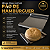 Régua Corte Pão Hambúrguer 17 a 18 x 1,5 cm Inox - Imagem 6