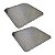 2 Bandejas para Forno Fast Oven Perfurada 35 x 35 x 1 cm Inox - Imagem 1