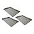 3 Assadeiras Perfuradas 60 x 40 x 3 cm Inox - Imagem 1