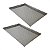 2 Assadeiras Perfuradas 60 x 40 x 3 cm Inox - Imagem 1