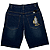 BERMUDA JEANS ESCURO CORTE RETO INDIGO 1 - Imagem 1