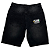 BERMUDA JEANS ESCURO CORTE RETO PRETA 1 - Imagem 2