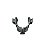 Abraçadeira Carabina Pcp Cilindro Carbono 60mm 3 Trilhos - Imagem 4