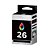 Cartucho Lexmark X1185 | X1250 | Lex 26 Color Compatível - Imagem 1