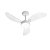 Ventilador de Teto 127V New Light LED 130W Branco - Imagem 1