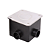 Caixa de Passagem em ABS com Tampa Inox - Imagem 1
