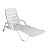Espreguiçadeira Tramontina Leblon em Polipropileno Branco - Imagem 1