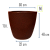 Vaso Minas Prisma Cônico M 60cm Pedra - Imagem 1