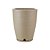 Vaso Amsterda Grafiato 29x44 Bege Stone Effect - Imagem 1