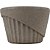 Cachepot Vitória Diagonal 15x12 Cinza Granito - Imagem 1