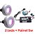 Kit 2 Refletores Tiny Led 5W Para Piscina Light Tech - Imagem 1