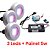 Kit 3 Refletores Tiny Led 5W Para Piscina Light Tech - Imagem 1
