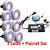 Kit 7 Refletores Tiny Led 5W Para Piscina Light Tech - Imagem 1