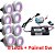 Kit 8 Refletores Tiny Led 5W Para Piscina Light Tech - Imagem 1