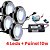 Kit 4 Refletores Tiny Led 10W Inox Para Piscina Light Tech - Imagem 1