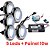 Kit 5 Refletores Tiny Led 10W Inox Para Piscina Light Tech - Imagem 1