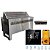 Sauna Seca Finlândia King Star Smart FS24DT3 24KW 380V Trifásico Painel Smart Impercap - Imagem 1