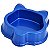 Comedouro Plástico Azul Triton Dog - Design Compacto - 160ml - Imagem 1